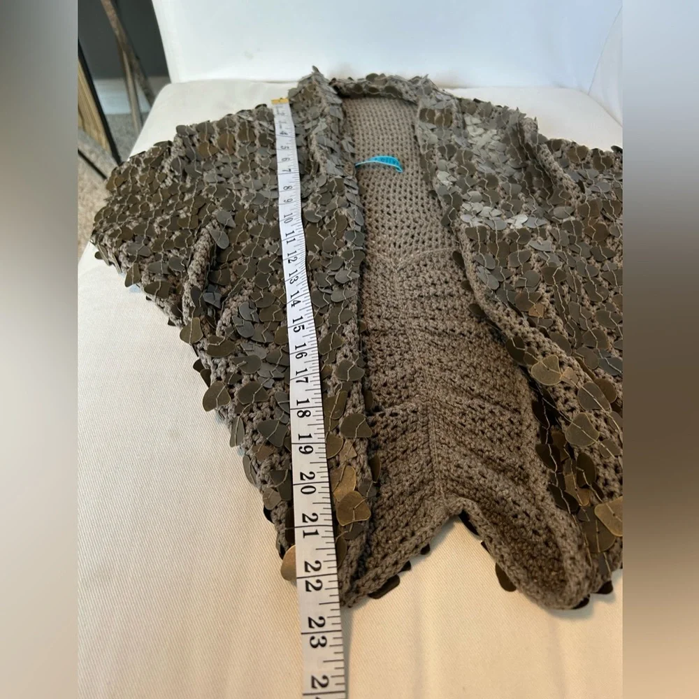 Alice + Olivia metal sequin shrug - Picture 12 of 14
